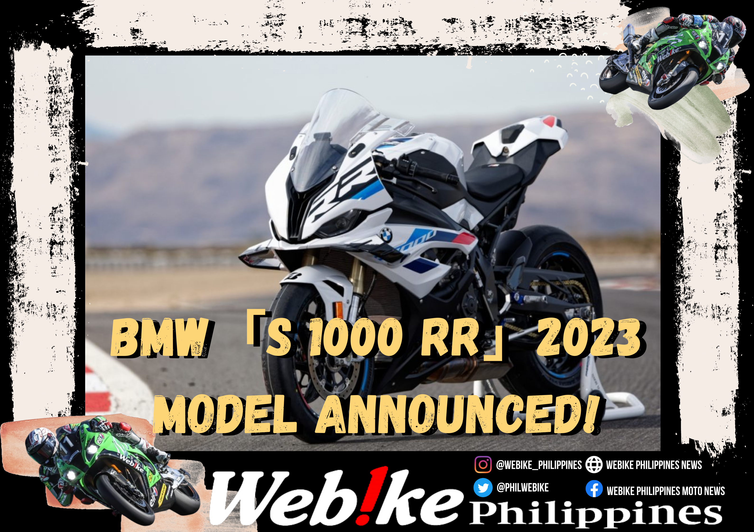 BMW「S 1000 RR」2023 Model Announced! Maximum Output Now 210 PS & Winglets  added for Increased Fighting Power!